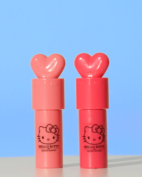 Take Care — Hello Kitty blue background